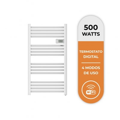 TOALLERO ELÉCTRICO TUBULAR ANWO FL.500 500W C/WIFI